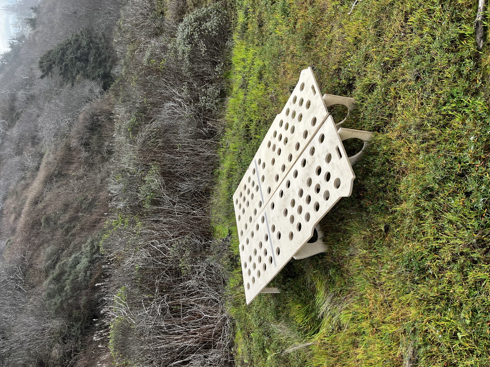 Sleeping platform assembled