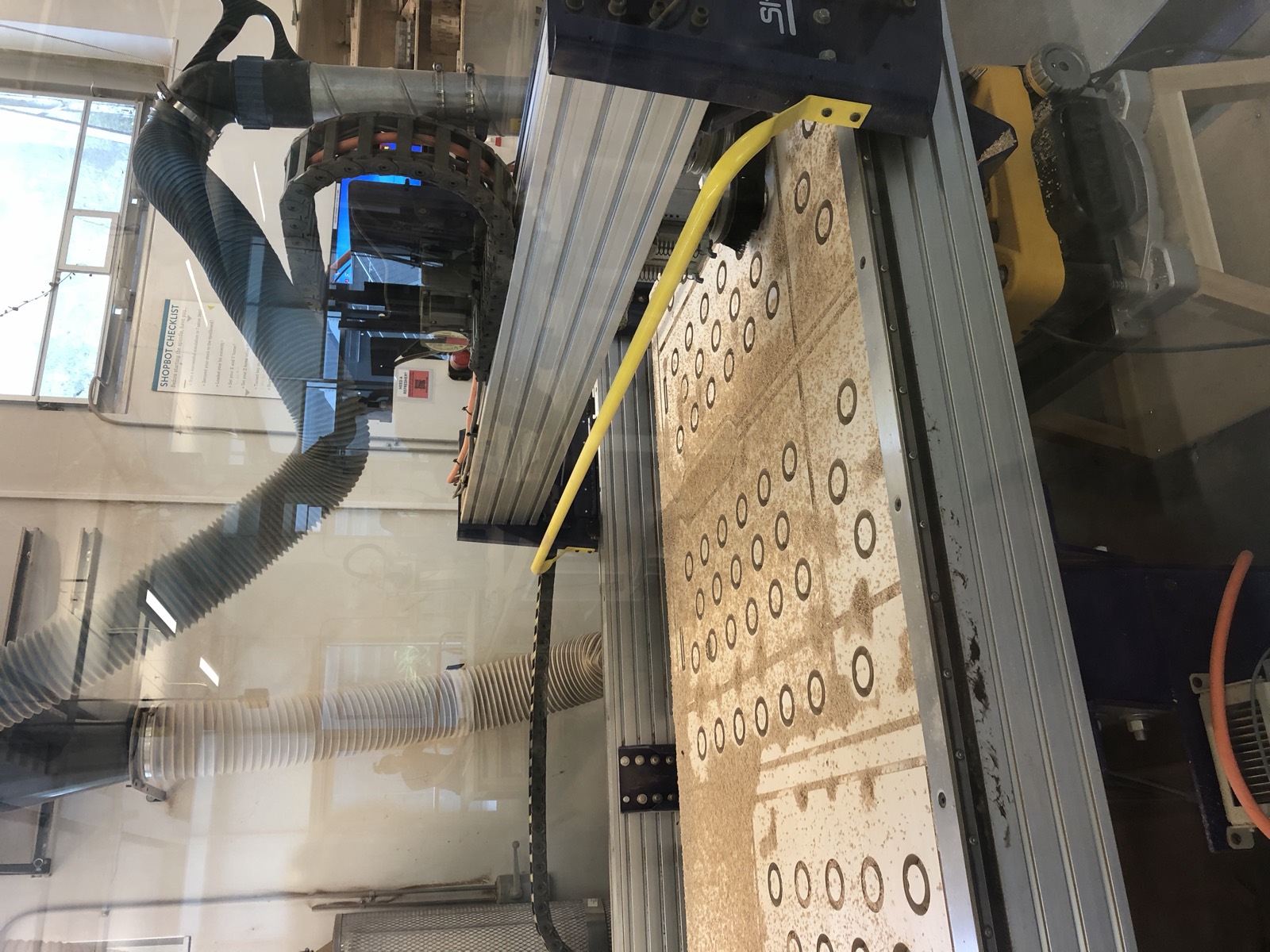 CNC milling the platform